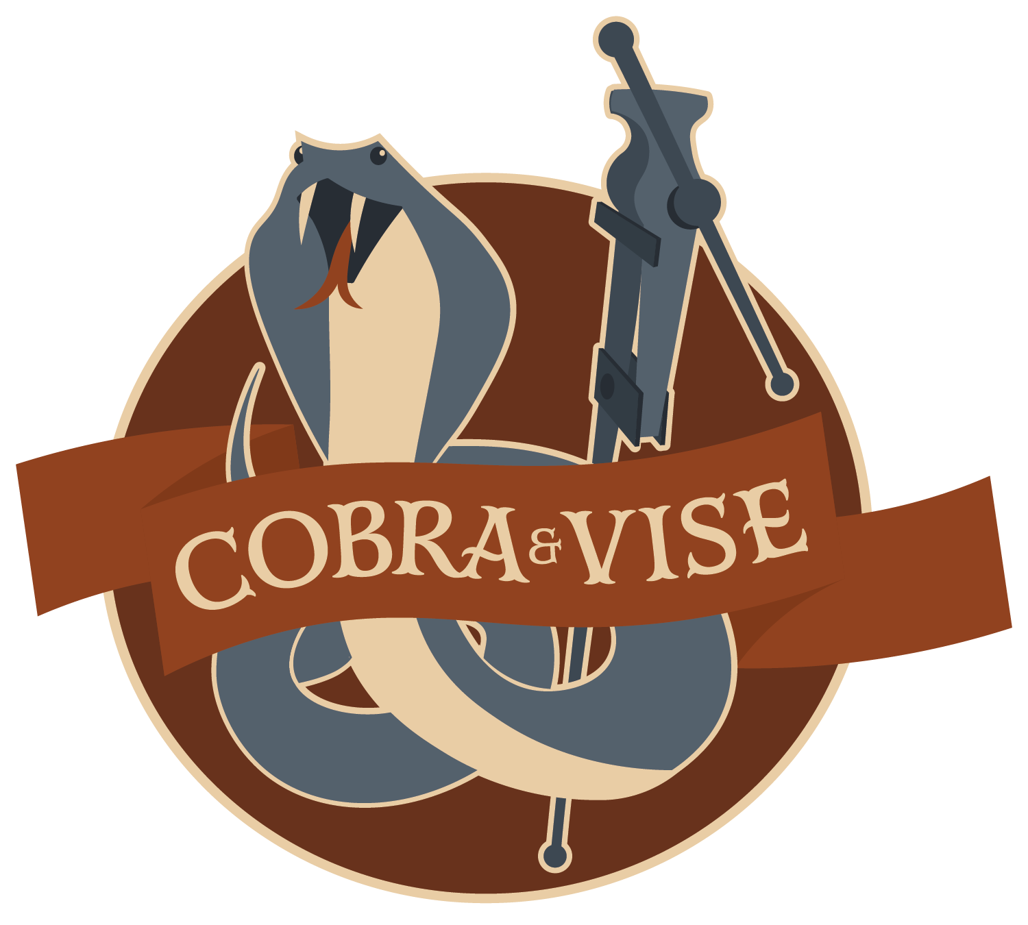 The Cobra & Vise Logo